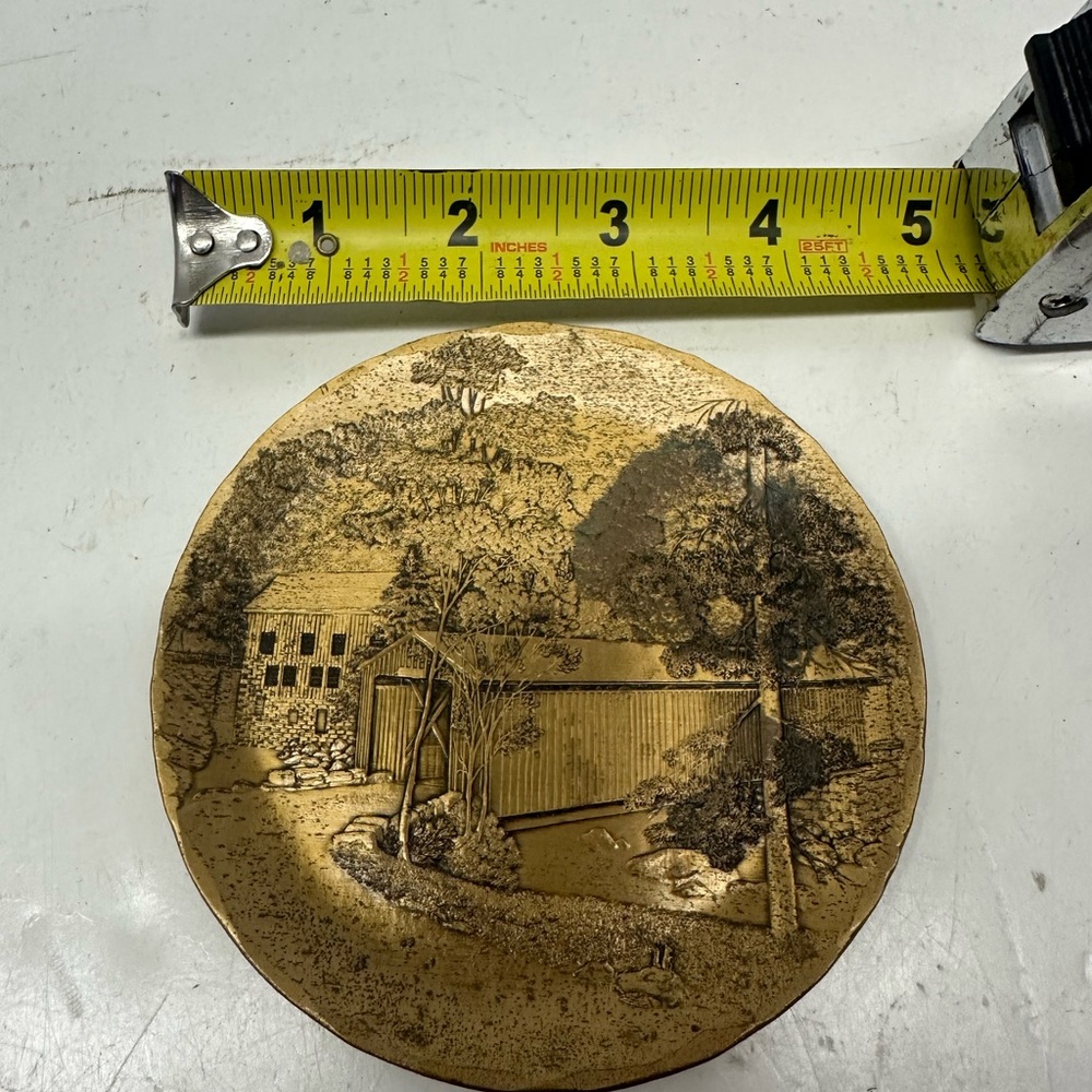 Vintage Wendell August Forge Solid Bronze Tray - Picture 3 of 4